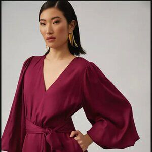 Anthropologie Farm Rio Bell Sleeve Romper